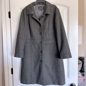 Grey Banana Republic Twill Coat. Medium